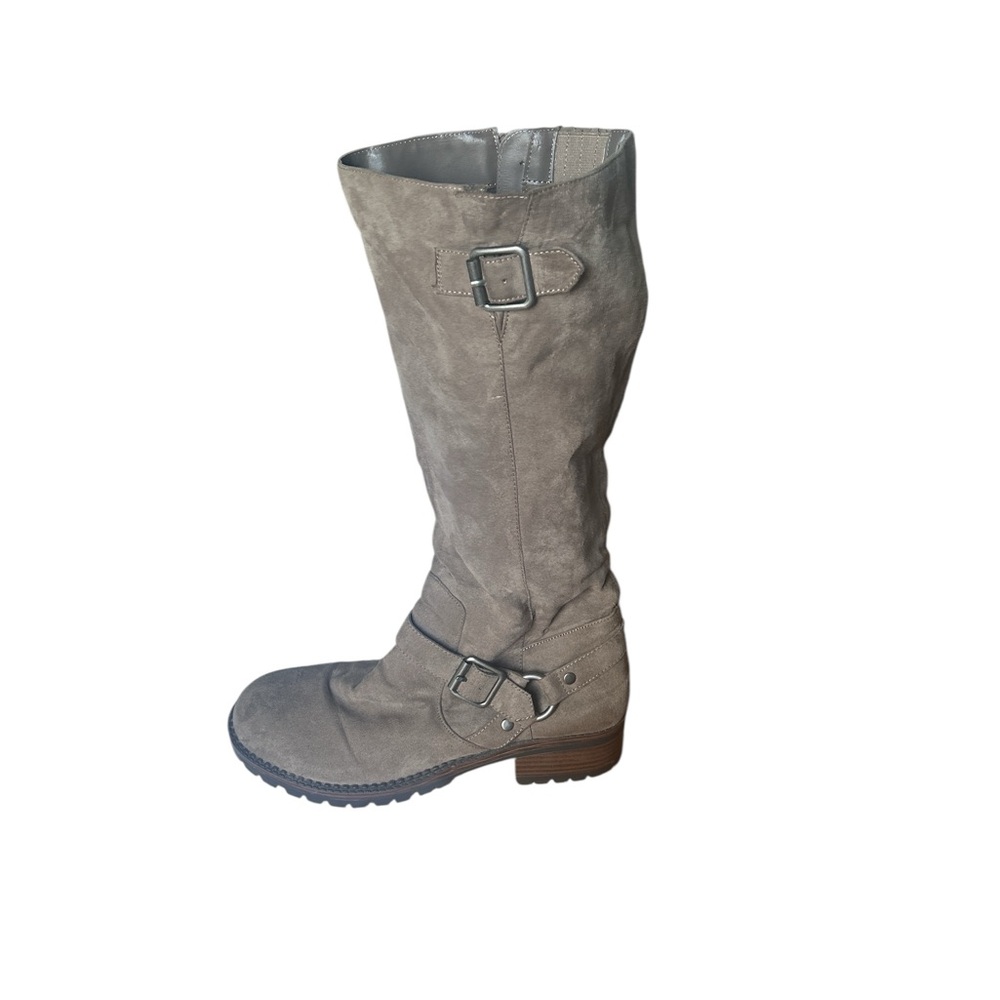 Kenneth Cole Reaction Taupe Knee-High Boots